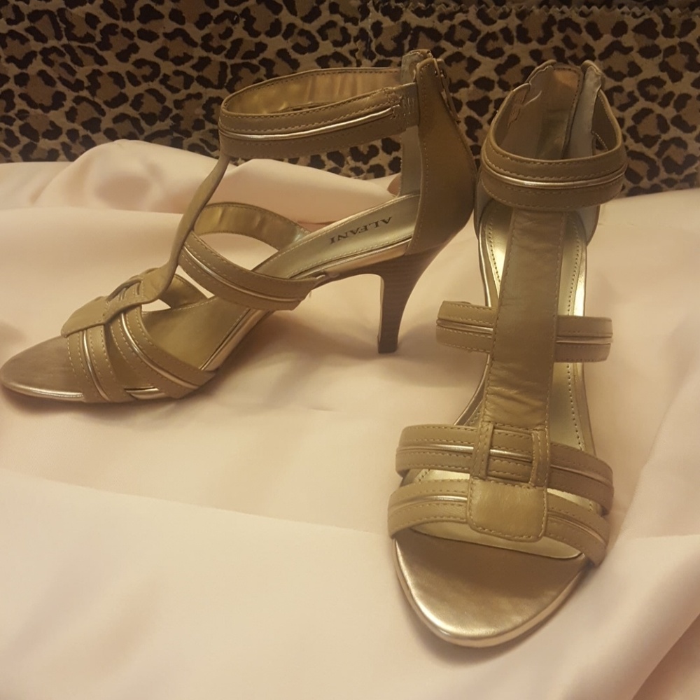Strappy Leather Heels